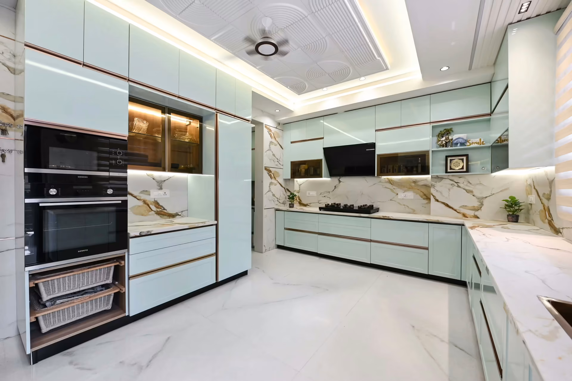 Executive cabin interior design at Hannu corporate office by Ninth Corner