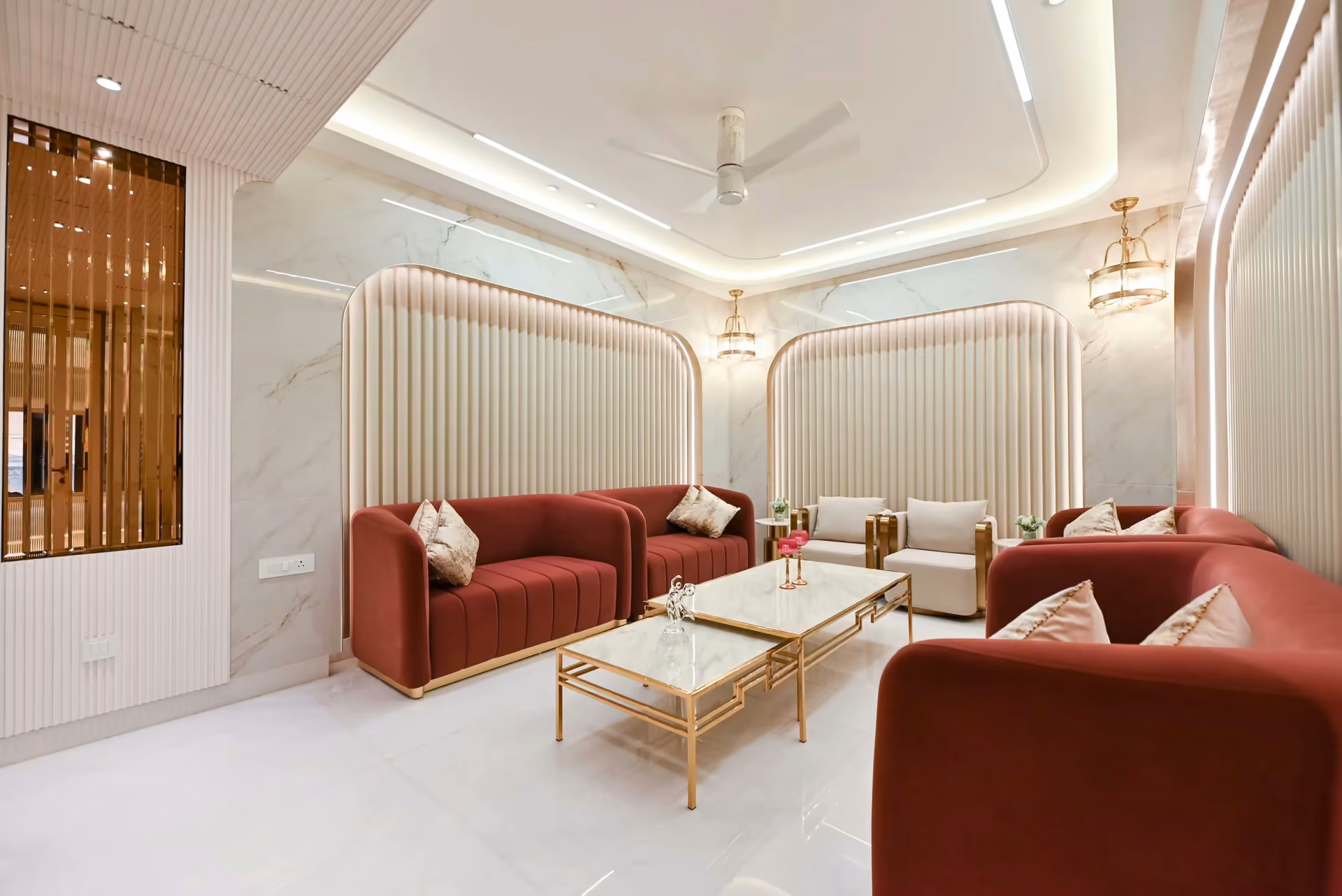 Conference room interior design at Hannu corporate office by Ninth Corner