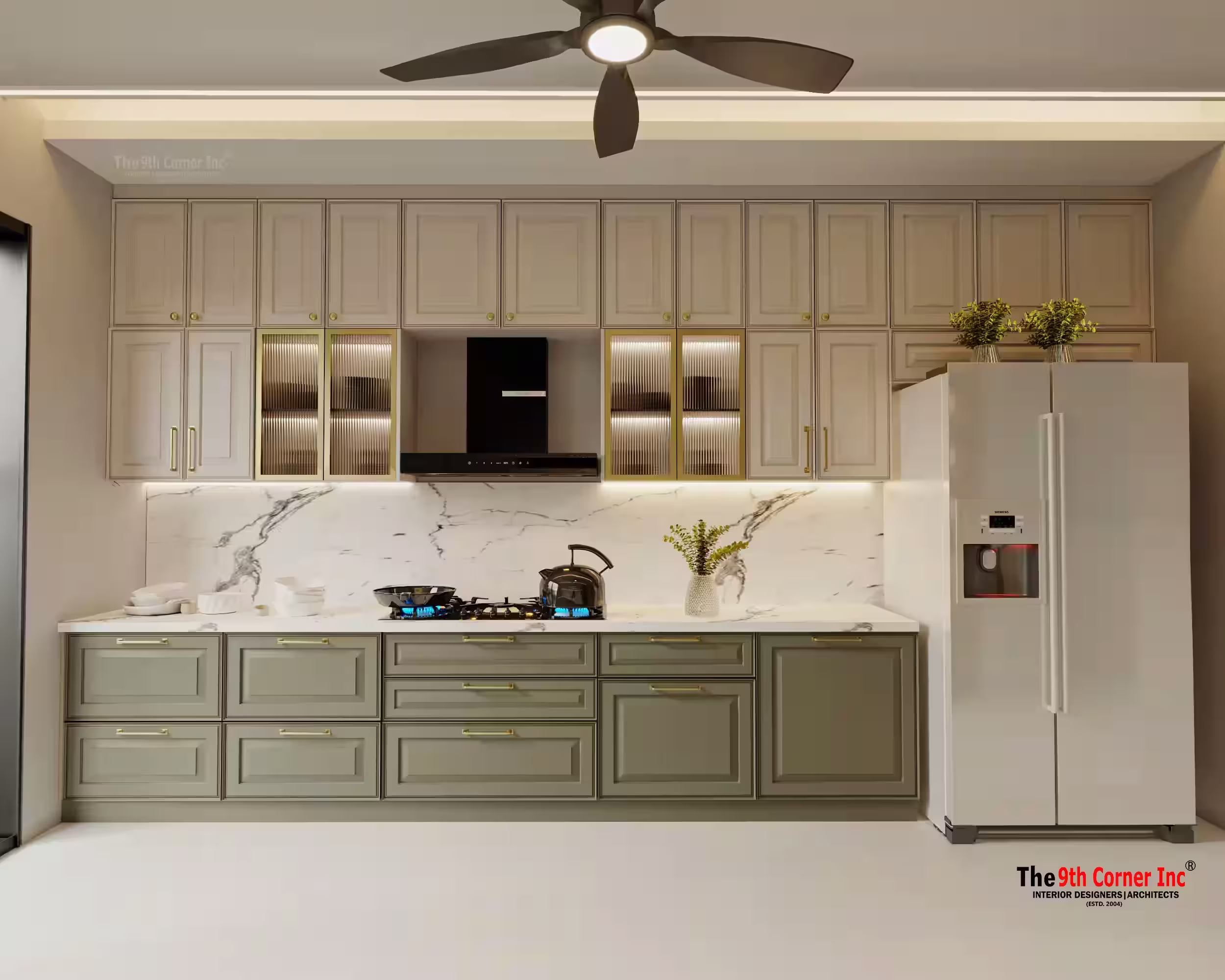 Luxurious master bedroom interior at Mr Alok Verma residence in South Extension by Ninth Corner