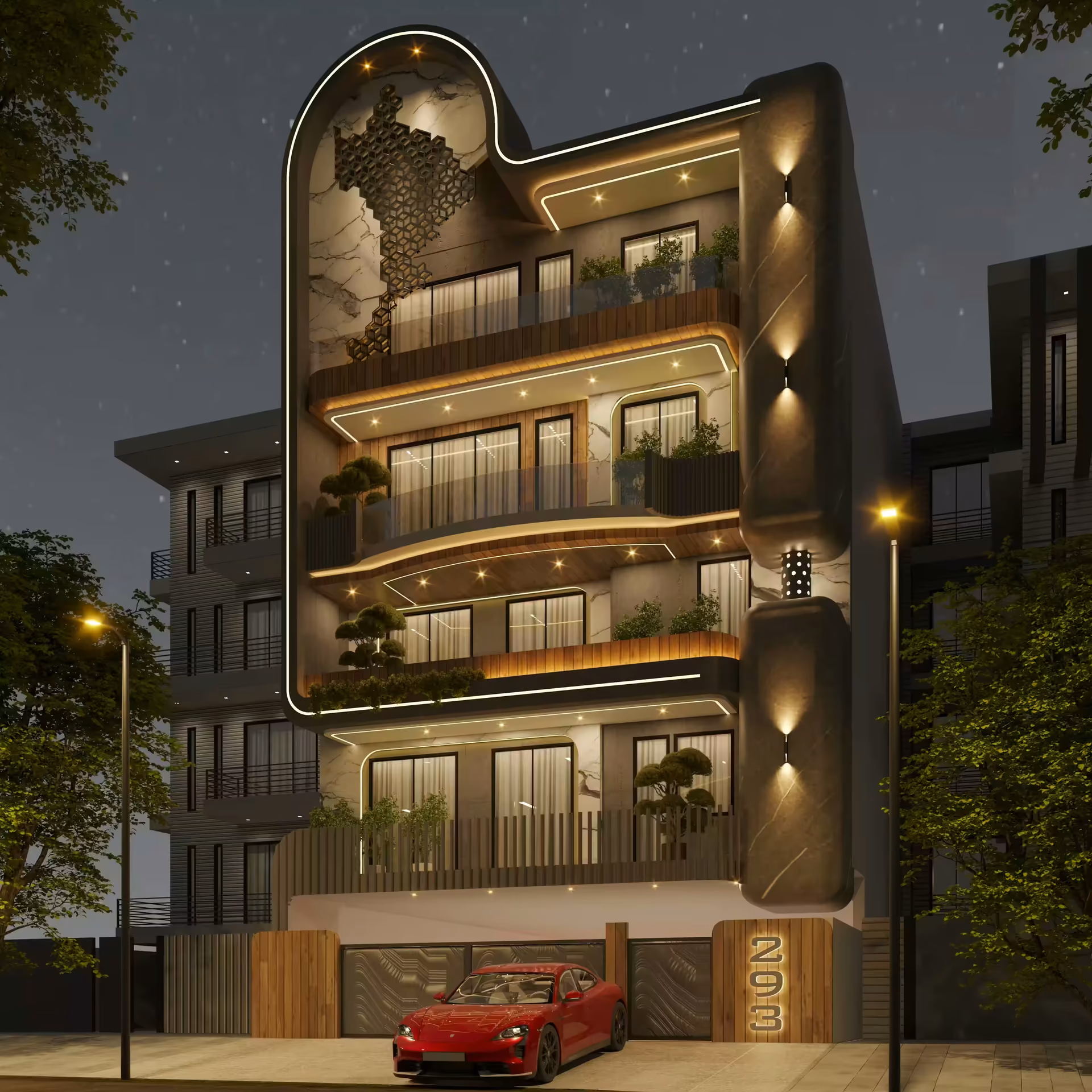 Mr Arun residence interior design in Ashok Vihar