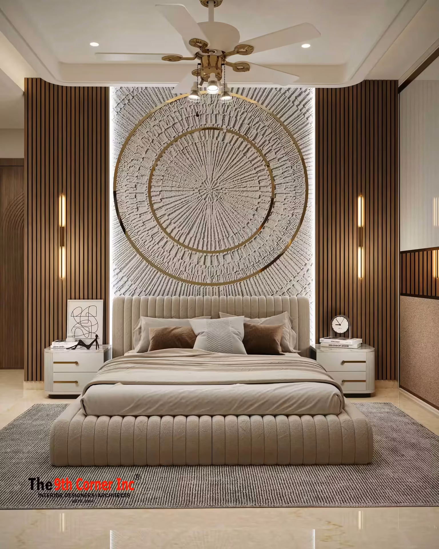 Contemporary drawing room design at Mr Raj Gupta residence in Gujranwala Town by Ninth Corner