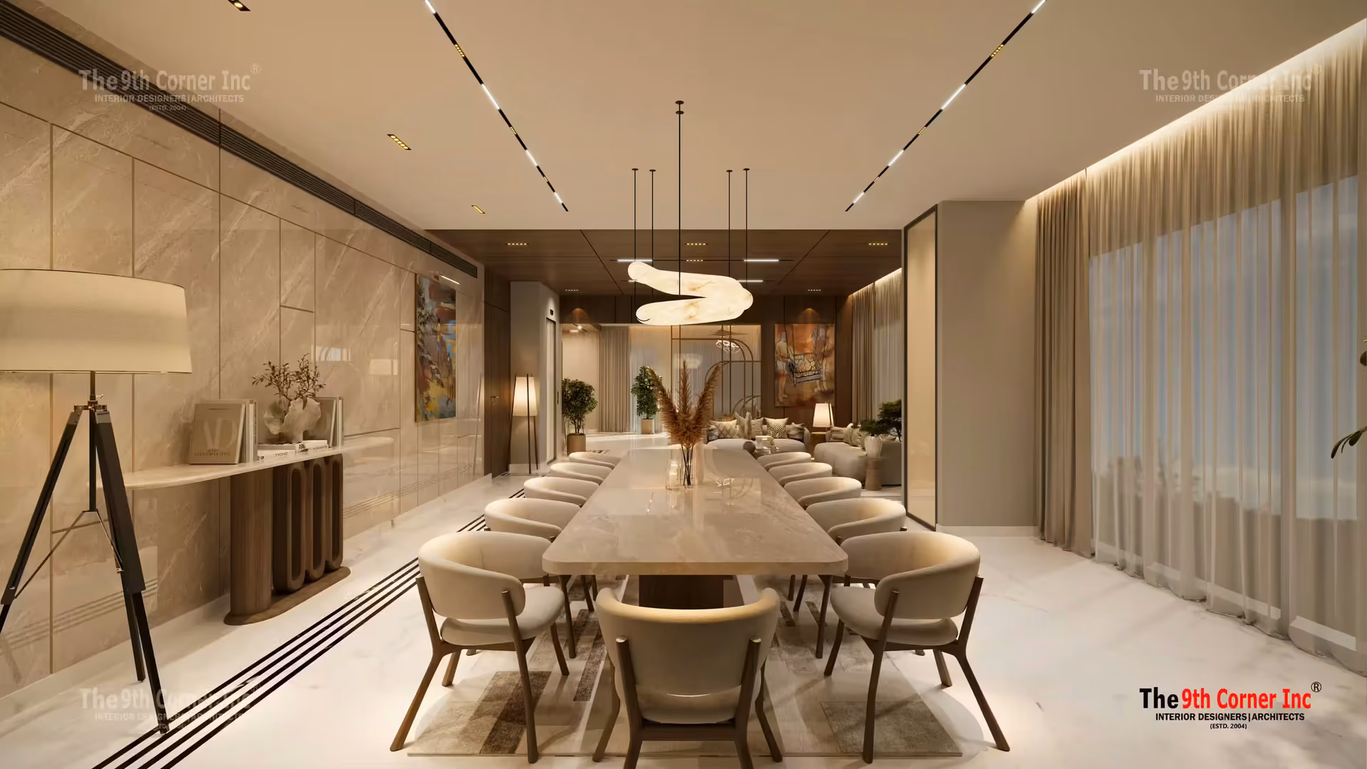 Modern modular kitchen design at Mr Rana residence in Noida by Ninth Corner