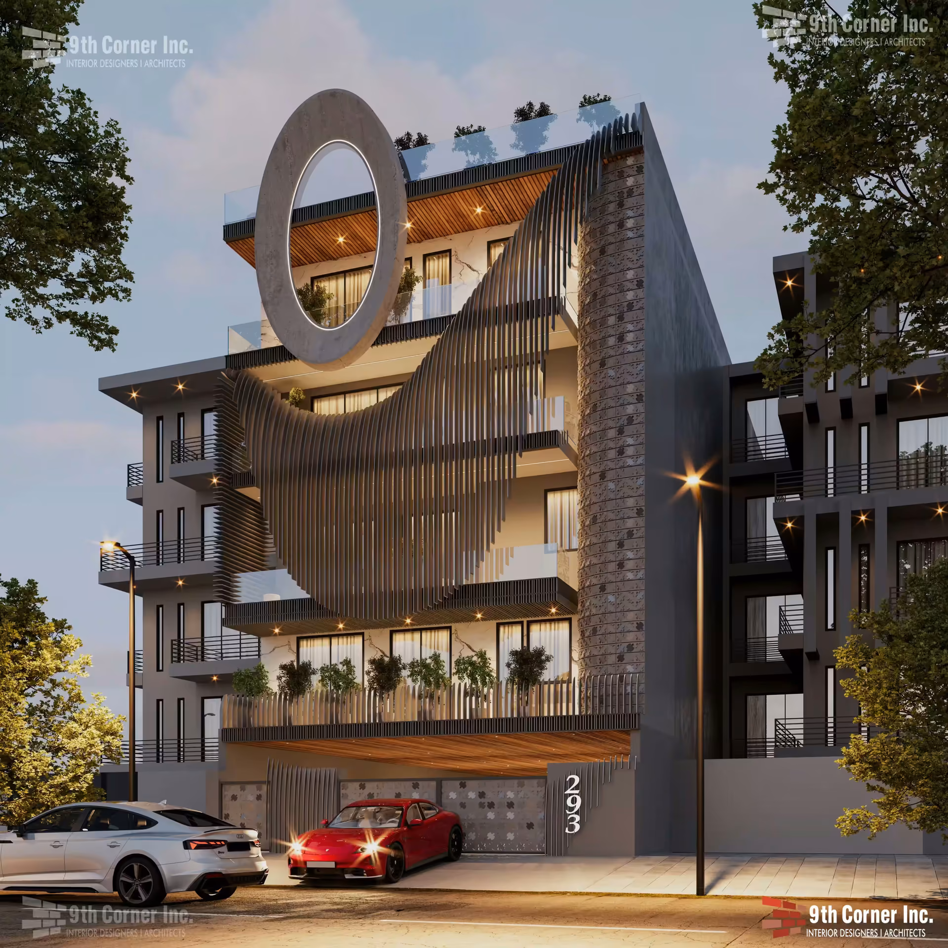 Modern apartment interior in Saket Delhi by Ninth Corner