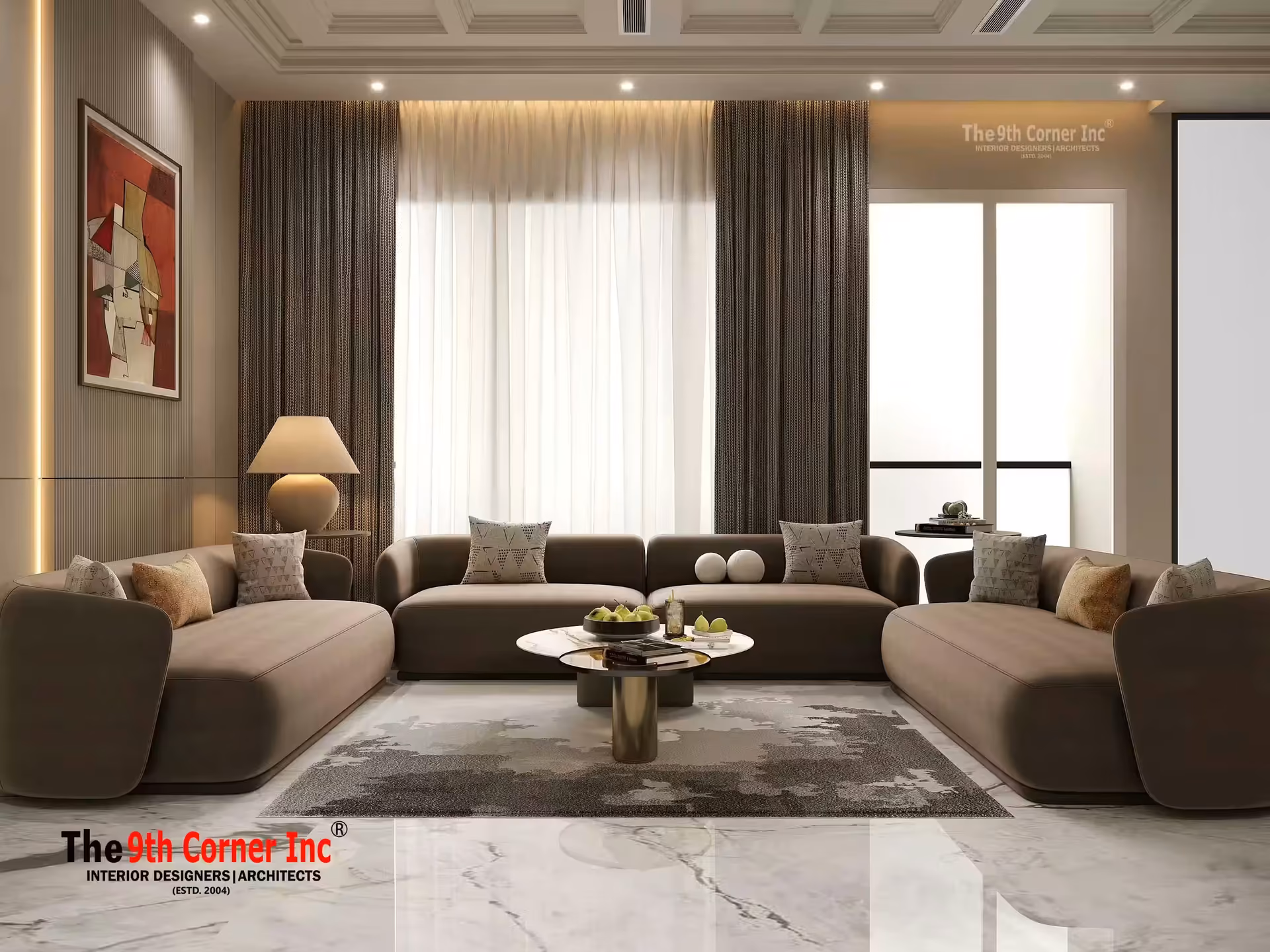 Custom wardrobe and storage design at Mr Vijay Singh residence in Sonipat by Ninth Corner