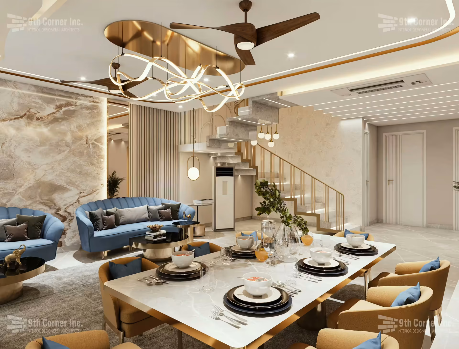 Home design by 9th Corner in Gurgaon